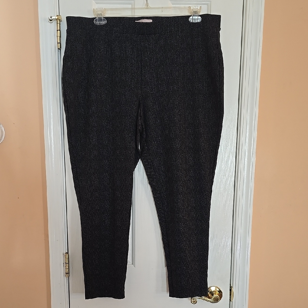Philosophy Black & Grey Skinny Pants
